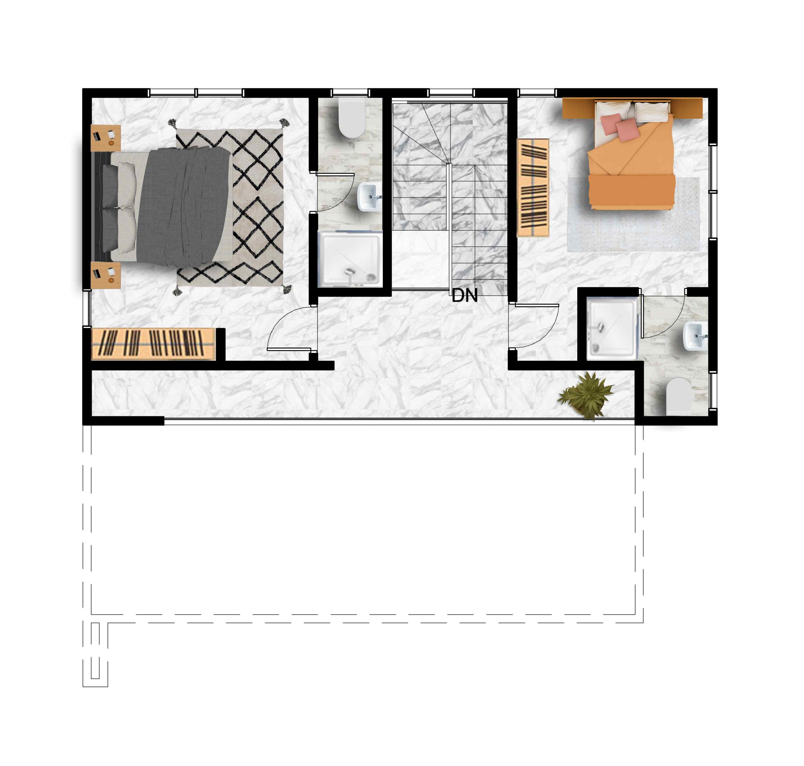 Amani Floor Plan First